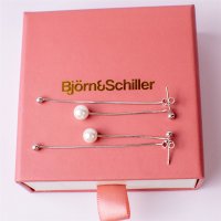 Björn&Schiller Ohrringe Damen aus Sterlingsilber modischer Ohrstecker inkl. Geschenkverpackung, anspruchsvoller und dynamischer Schmuck